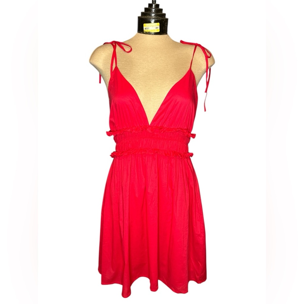 Pink Lily Fuchsia Hot Pink Babydoll Sundress‎ Size Small Style MF039 NWOT
